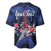 Personalized Happy Bastille Day Baseball Jersey Vive la France!