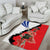 Chile Lapageria Rosea Area Rug With Flag Color - Wonder Print Shop