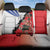 Chile Lapageria Rosea Back Car Seat Cover With Flag Color - Wonder Print Shop