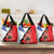 Chile Lapageria Rosea Grocery Bag With Flag Color