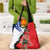 Chile Lapageria Rosea Grocery Bag With Flag Color