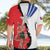 Chile Lapageria Rosea Hawaiian Shirt With Flag Color - Wonder Print Shop