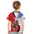 Chile Lapageria Rosea Kid T Shirt With Flag Color - Wonder Print Shop