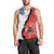 Chile Lapageria Rosea Men Tank Top With Flag Color - Wonder Print Shop