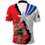 Chile Lapageria Rosea Polo Shirt With Flag Color - Wonder Print Shop