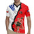 Chile Lapageria Rosea Rugby Jersey With Flag Color - Wonder Print Shop