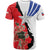 Chile Lapageria Rosea T Shirt With Flag Color - Wonder Print Shop