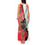 Chile Lapageria Rosea Tank Maxi Dress With Flag Color - Wonder Print Shop