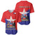 Chile Coat Of Arms Baseball Jersey With Flag Style - Wonder Print Shop