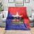 Chile Coat Of Arms Blanket With Flag Style