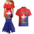 Chile Coat Of Arms Couples Matching Mermaid Dress and Hawaiian Shirt With Flag Style - Wonder Print Shop