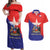 Chile Coat Of Arms Couples Matching Off Shoulder Maxi Dress and Hawaiian Shirt With Flag Style - Wonder Print Shop