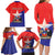 Chile Coat Of Arms Family Matching Long Sleeve Bodycon Dress and Hawaiian Shirt With Flag Style - Wonder Print Shop