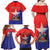 Chile Coat Of Arms Family Matching Off Shoulder Maxi Dress and Hawaiian Shirt With Flag Style - Wonder Print Shop