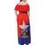 Chile Coat Of Arms Family Matching Off Shoulder Maxi Dress and Hawaiian Shirt With Flag Style - Wonder Print Shop