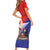 Chile Coat Of Arms Family Matching Short Sleeve Bodycon Dress and Hawaiian Shirt With Flag Style - Wonder Print Shop