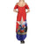 Chile Coat Of Arms Family Matching Summer Maxi Dress and Hawaiian Shirt With Flag Style - Wonder Print Shop