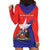 Chile Coat Of Arms Hoodie Dress With Flag Style - Wonder Print Shop