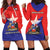 Chile Coat Of Arms Hoodie Dress With Flag Style - Wonder Print Shop