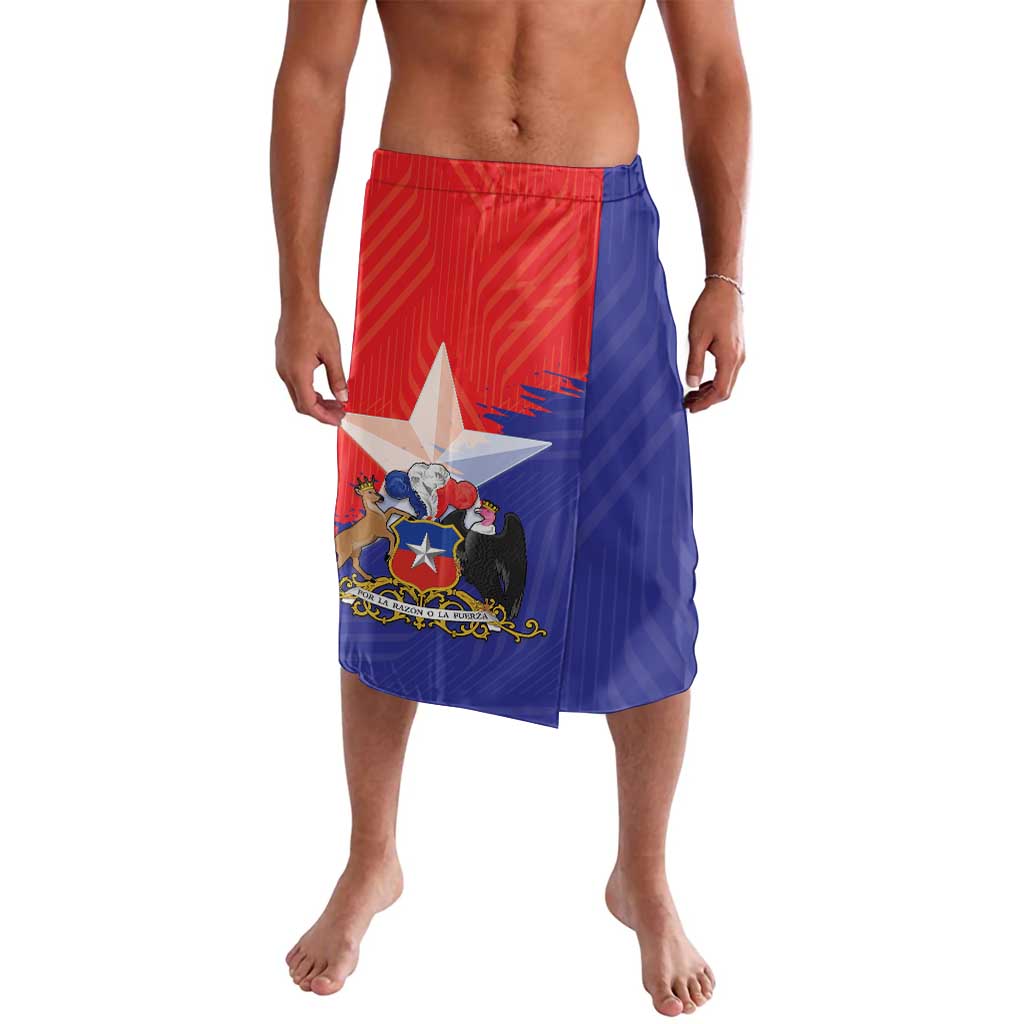 Chile Coat Of Arms Lavalava With Flag Style - Wonder Print Shop