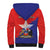 Chile Coat Of Arms Sherpa Hoodie With Flag Style - Wonder Print Shop