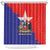 Chile Coat Of Arms Shower Curtain With Flag Style