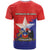 Chile Coat Of Arms T Shirt With Flag Style - Wonder Print Shop