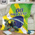 Custom Brazil Independence Day Blanket Toco Toucan Ordem e Progresso