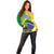 Custom Brazil Independence Day Off Shoulder Sweater Toco Toucan Ordem e Progresso - Wonder Print Shop