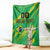 Custom Brazil Happy Independence Day Blanket Cristo Redentor Flag Style