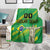 Custom Brazil Happy Independence Day Blanket Cristo Redentor Flag Style