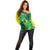 Custom Brazil Happy Independence Day Off Shoulder Sweater Cristo Redentor Flag Style - Wonder Print Shop