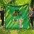 Custom Brazil Happy Independence Day Quilt Cristo Redentor Flag Style