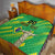 Custom Brazil Happy Independence Day Quilt Cristo Redentor Flag Style