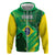 Custom Brazil Happy Independence Day Zip Hoodie Cristo Redentor Flag Style - Wonder Print Shop