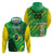 Custom Brazil Happy Independence Day Zip Hoodie Cristo Redentor Flag Style - Wonder Print Shop