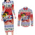 Cuba Cuban Trogon Christmas Couples Matching Long Sleeve Bodycon Dress and Long Sleeve Button Shirt Patria o Muerte Venceremos - Wonder Print Shop