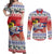 Cuba Cuban Trogon Christmas Couples Matching Off Shoulder Maxi Dress and Long Sleeve Button Shirt Patria o Muerte Venceremos - Wonder Print Shop