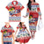 Cuba Cuban Trogon Christmas Family Matching Off The Shoulder Long Sleeve Dress and Hawaiian Shirt Patria o Muerte Venceremos - Wonder Print Shop