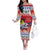 Cuba Cuban Trogon Christmas Family Matching Off The Shoulder Long Sleeve Dress and Hawaiian Shirt Patria o Muerte Venceremos - Wonder Print Shop