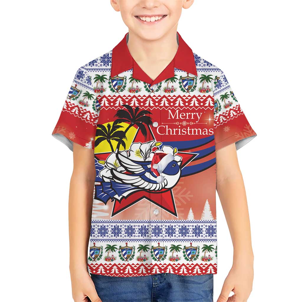 Cuba Cuban Trogon Christmas Kid Hawaiian Shirt Patria o Muerte Venceremos - Wonder Print Shop