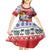 Cuba Cuban Trogon Christmas Kid Short Sleeve Dress Patria o Muerte Venceremos - Wonder Print Shop