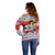 Cuba Cuban Trogon Christmas Off Shoulder Sweater Patria o Muerte Venceremos - Wonder Print Shop