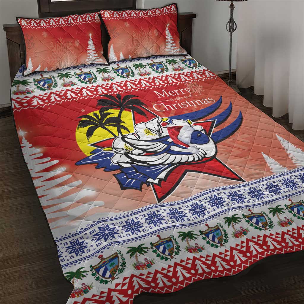 Cuba Cuban Trogon Christmas Quilt Bed Set Patria o Muerte Venceremos - Wonder Print Shop