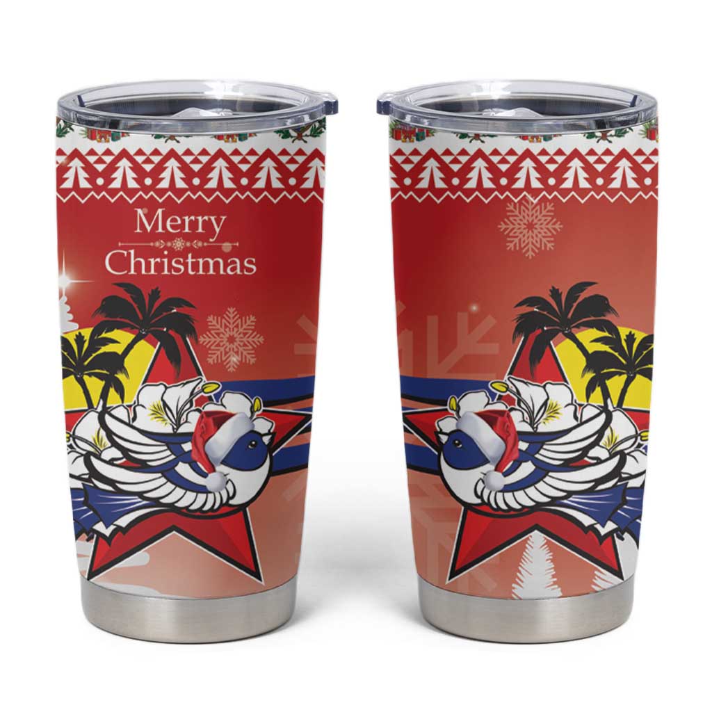 Cuba Cuban Trogon Christmas Tumbler Cup Patria o Muerte Venceremos - Wonder Print Shop