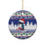 Cuba Christmas Ceramic Ornament Cuban Trogon Map With Feliz Navidad - Wonder Print Shop