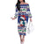 Cuba Christmas Family Matching Off The Shoulder Long Sleeve Dress and Hawaiian Shirt Cuban Trogon Map With Feliz Navidad - Wonder Print Shop