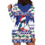 Cuba Christmas Hoodie Dress Cuban Trogon Map With Feliz Navidad - Wonder Print Shop