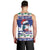 Cuba Christmas Men Tank Top Cuban Trogon Map With Feliz Navidad - Wonder Print Shop