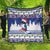 Cuba Christmas Quilt Cuban Trogon Map With Feliz Navidad - Wonder Print Shop